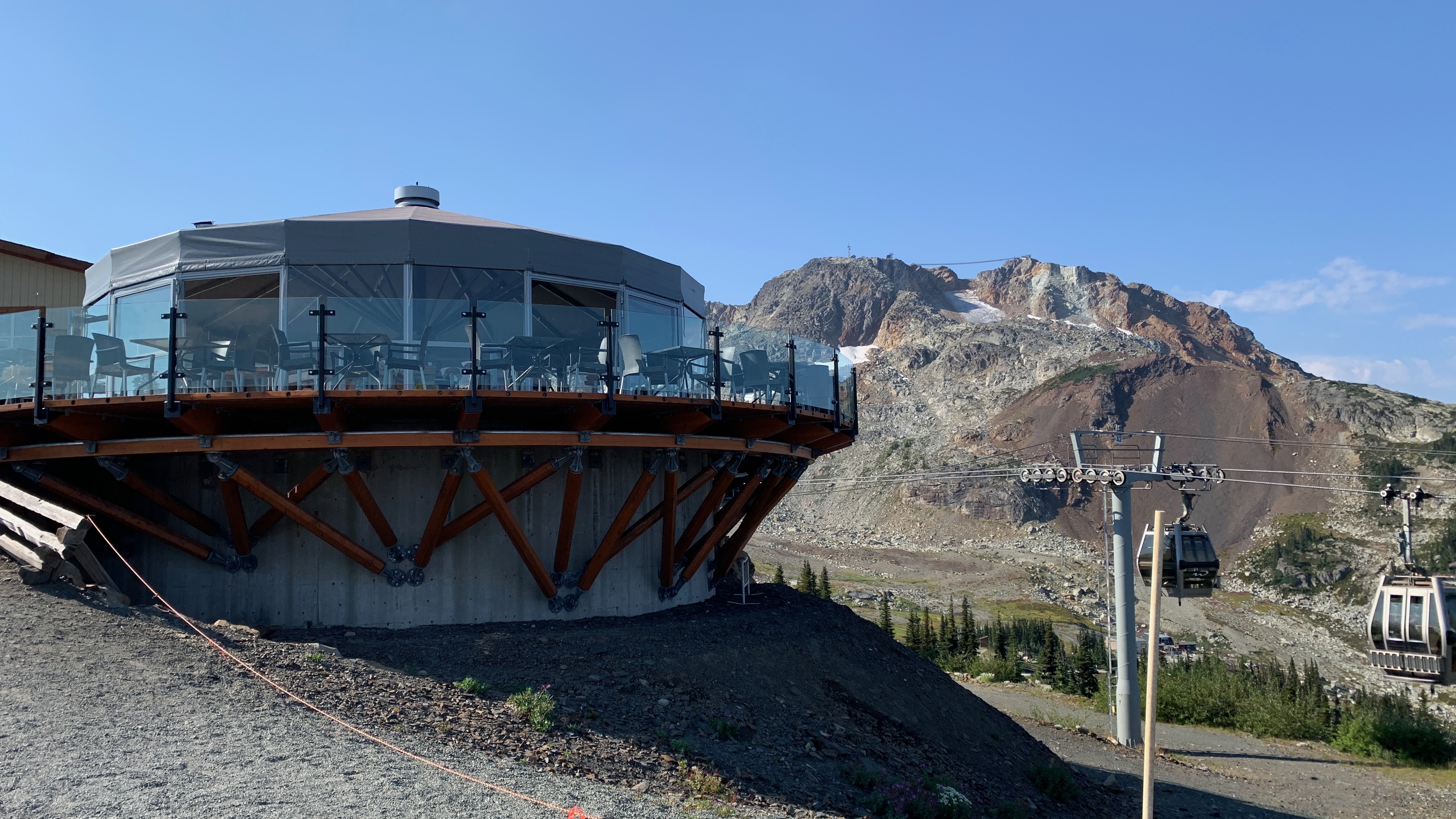 Roundhouse Umbrella Bar, Whistler Mountain