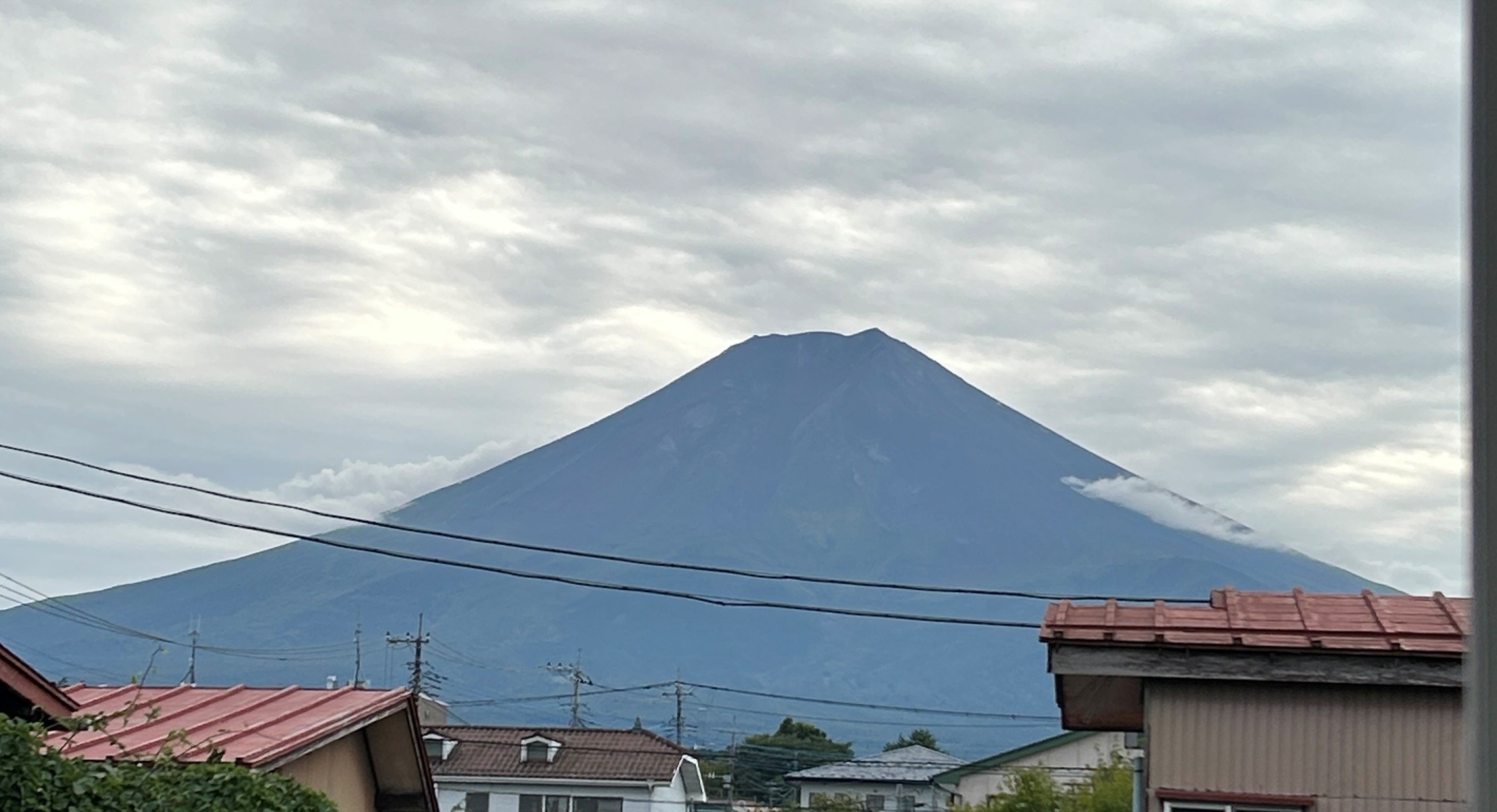Mt. Fuji from our window